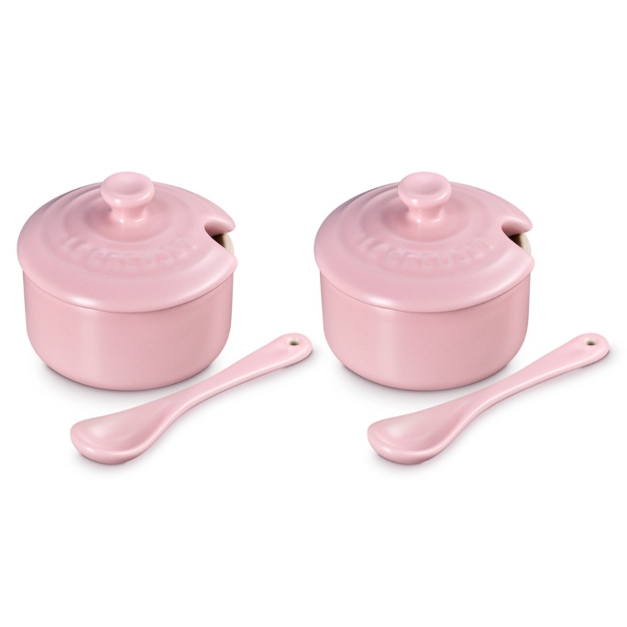 additioanl image for  Le Creuset Set of 2 Condiment Pot S/Pink 